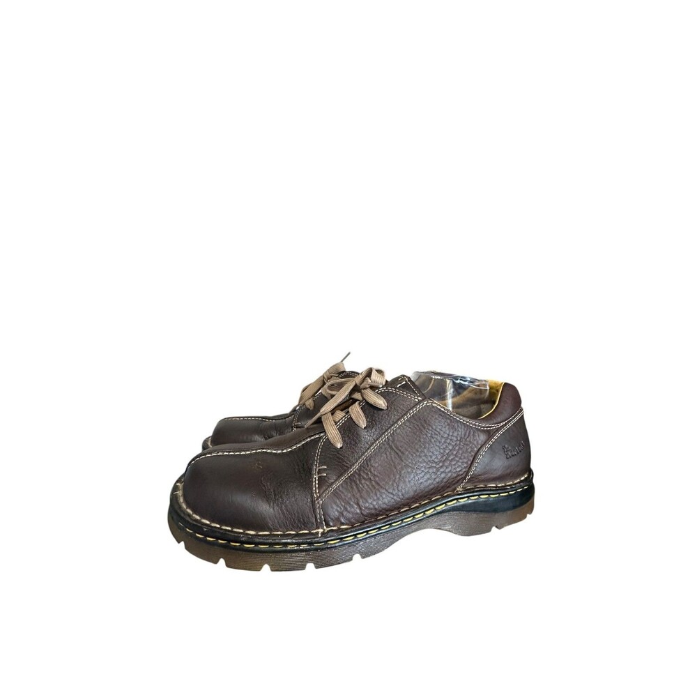VTG Y2K Dr. Martens 11232 Oxford Shoes Men's 13 Brown Leather Stitched Split Toe
